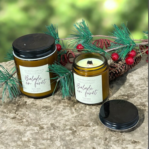 Bougie Balade en Forêt - Cire de Coco Naturelle Végan