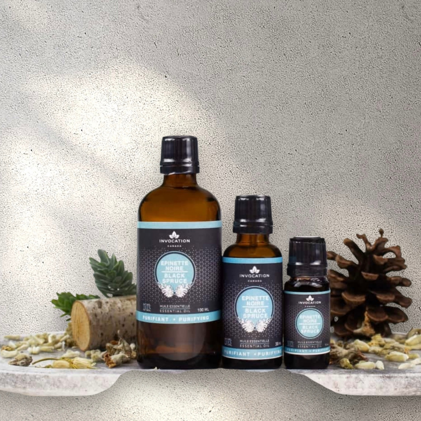 Huile essentielle épinette noire pure 100% naturelle biologique